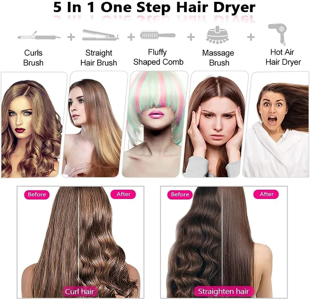 5 In 1 Hot Air Styler Brushes
