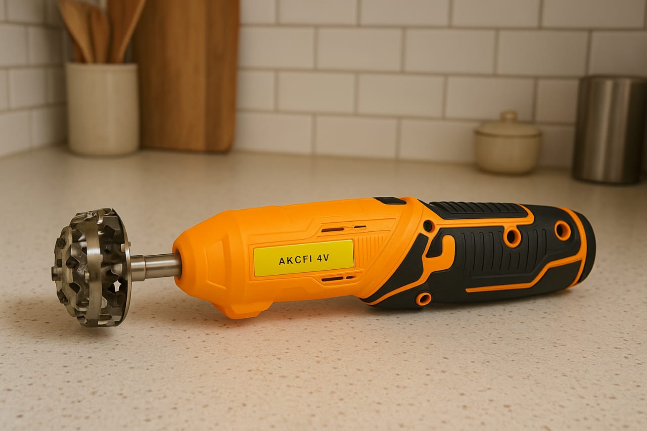 Smart rechargeable coconut grater