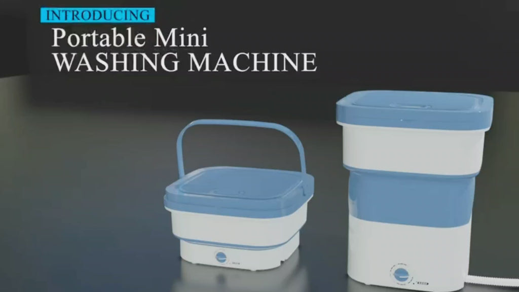 Foldable Portable Mini Washing Machine Lightweight & Compact