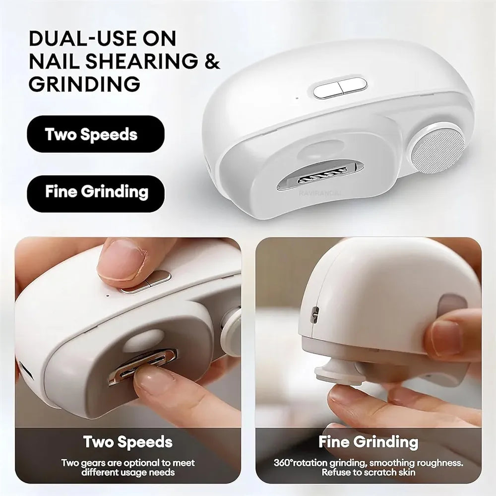 2in1 Electric Nail Clipper & Polish