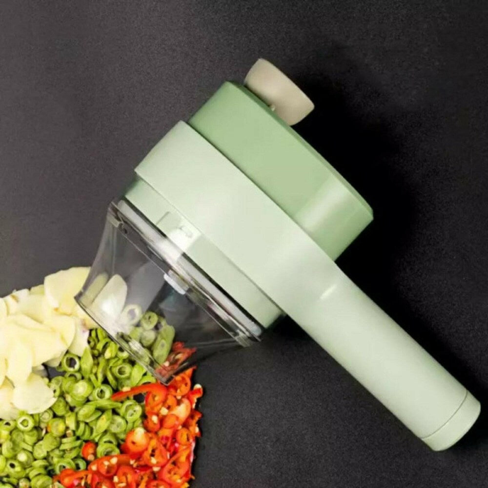 4 in 1 Handheld Electric Vegetable Cutter Set